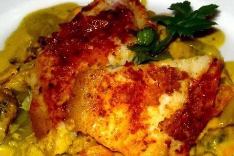 Морской язык в духовке