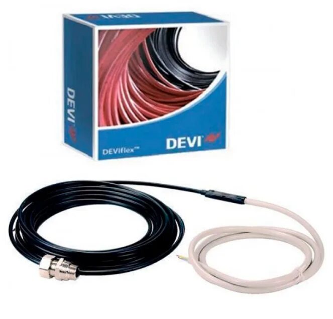 Купить кабель для обогрева труб. Греющий кабель Devi DEVIBASIC 20s (DSIG-20) 1260вт. Кабель Devi DTIV-9 5м. Двухжильный кабель DEVIAQUA 9t (DTIV-9) для установки внутри трубы, Devi. Кабель DEVIAQUA 9т (DTIV-9) 23/25.