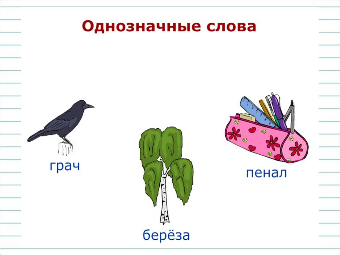 Презентация урока 1 класс что такое слово. Однозначные и многозначные слова. Однозначные и многозначные слова картинки. Однозначные и многозначные слова 1 класс. Однозначные слова рисунки.