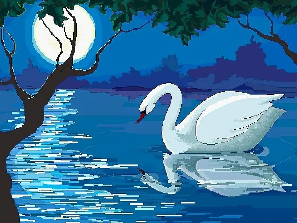 музыка детская лебедь