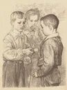 Толстой три товарища краткое содержание. Три товарища картина. три товарища иллюстрации. иллюстрация к рассказу три товарища. три товарища михалков иллюстрации.