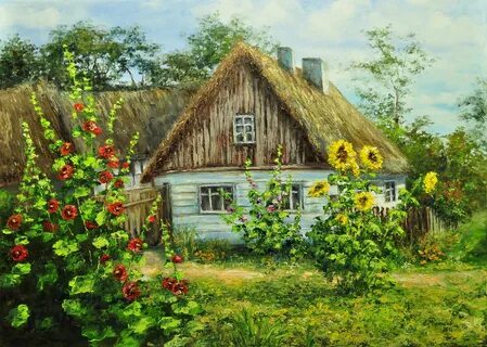 Открытки деревенские