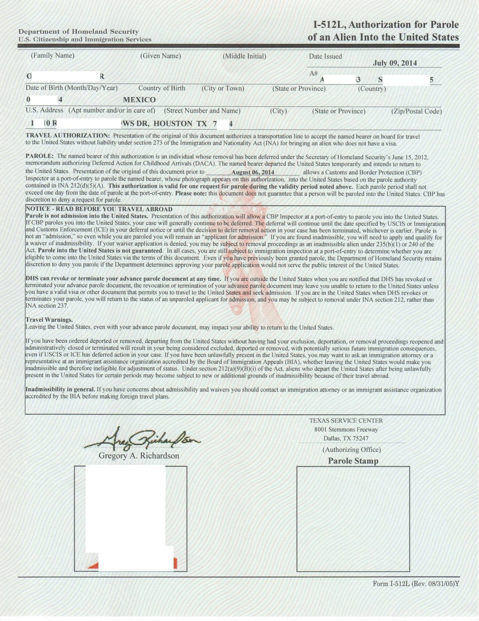 S1 form