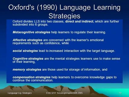 Language strategies