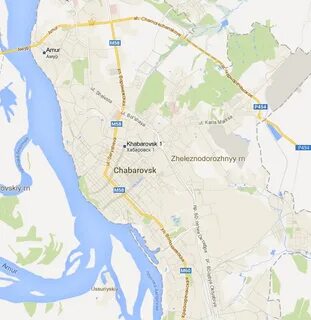 Показать на карте г хабаровск
