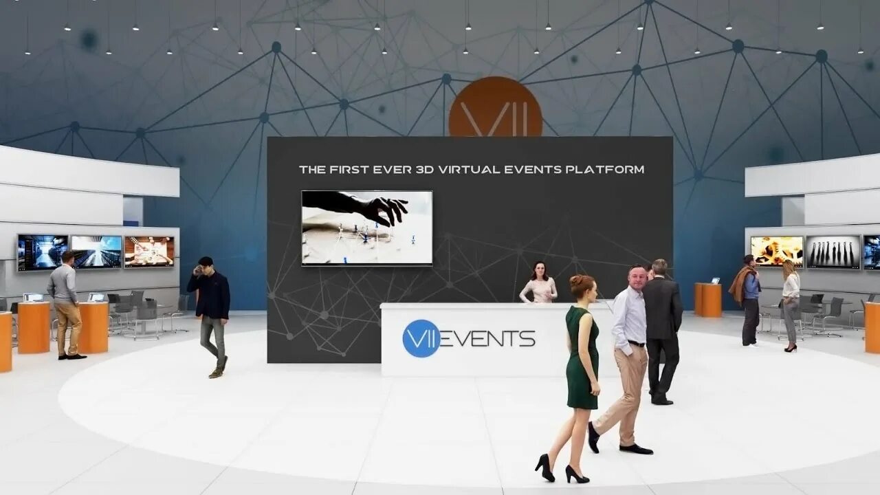 D events. Virtual events platform. 3d Virtual Exhibition. Virtual event planning.