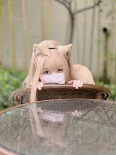 软 萌 兔 兔 酱-爱 猫 人 士(原 版 无 水 印) 76P+1V - Telegraph.