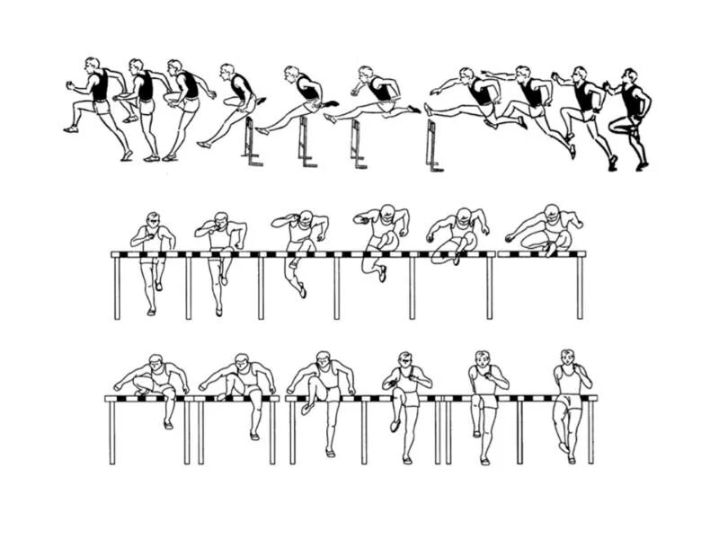 Обучение барьерному бегу. Техника барьерного бега в легкой атлетике. Бег через барьеры легкая атлетика техника. Фазы бега с барьерами. Барьерный бег методика.