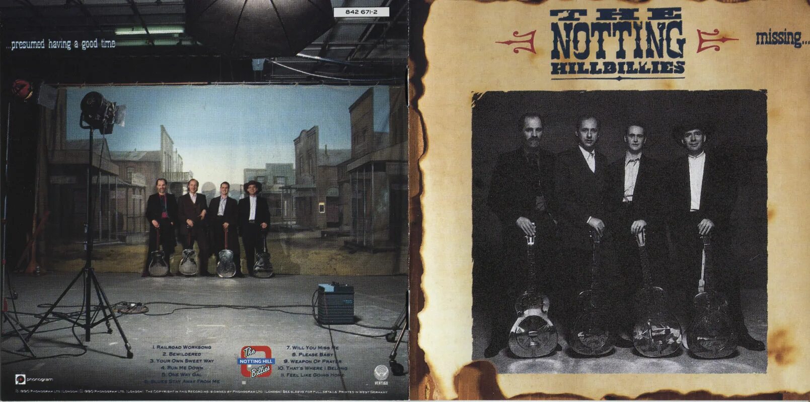 Are you having a good time перевод. Группа the Notting Hillbillies. The Notting Hillbillies 1990 - missing. The Notting Hillbillies обложка. The Notting Hillbillies - missing... Presumed having a good time (1990).