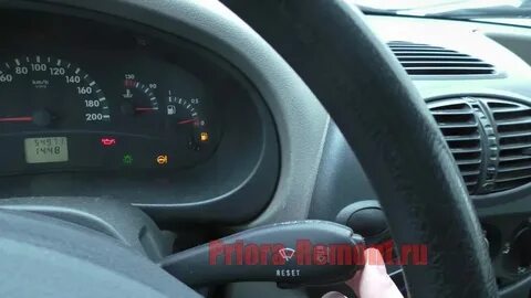 Как настроить время на приборной панели приора