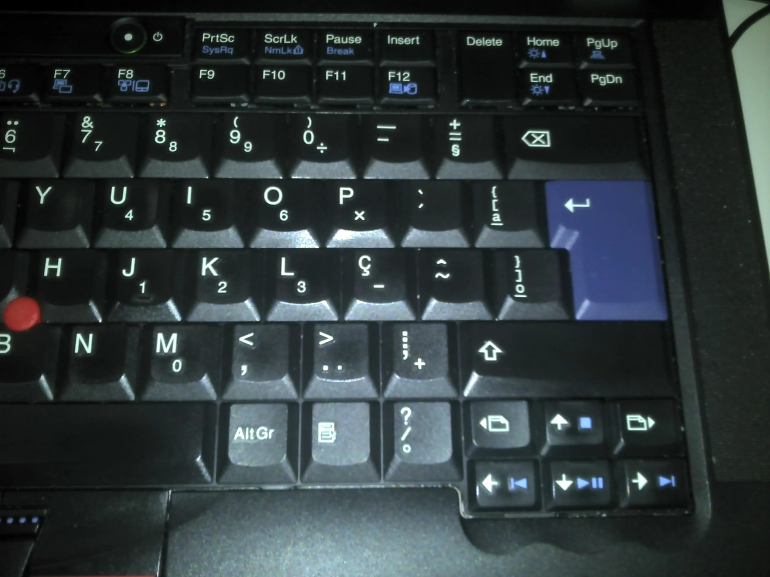 Slash ("/") in Thinkpad T420 ABNT keyboard - Ask Ubuntu