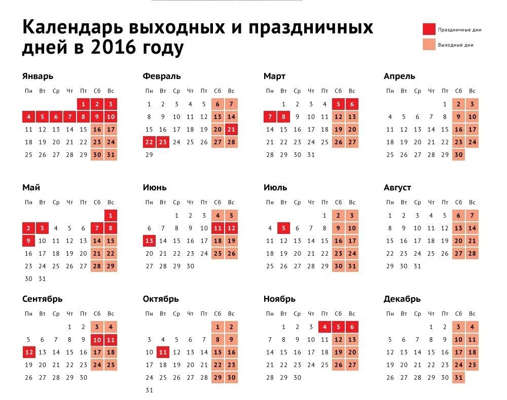 2050 7 января какой день недели. Выходные и праздничные дни 2016. Праздники в календаре 2016 года. Календарь на 2016 год с праздниками и выходными. Календарь праздничных дней 2016 года.
