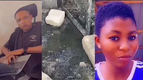 Kasoa: 22yrs old fraud boy and his 19yrs old girl burnt to death by friends over