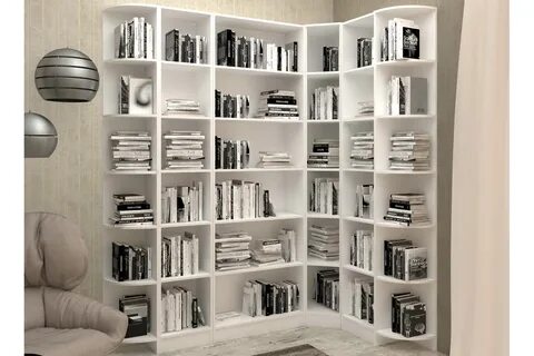 Угловые книжные