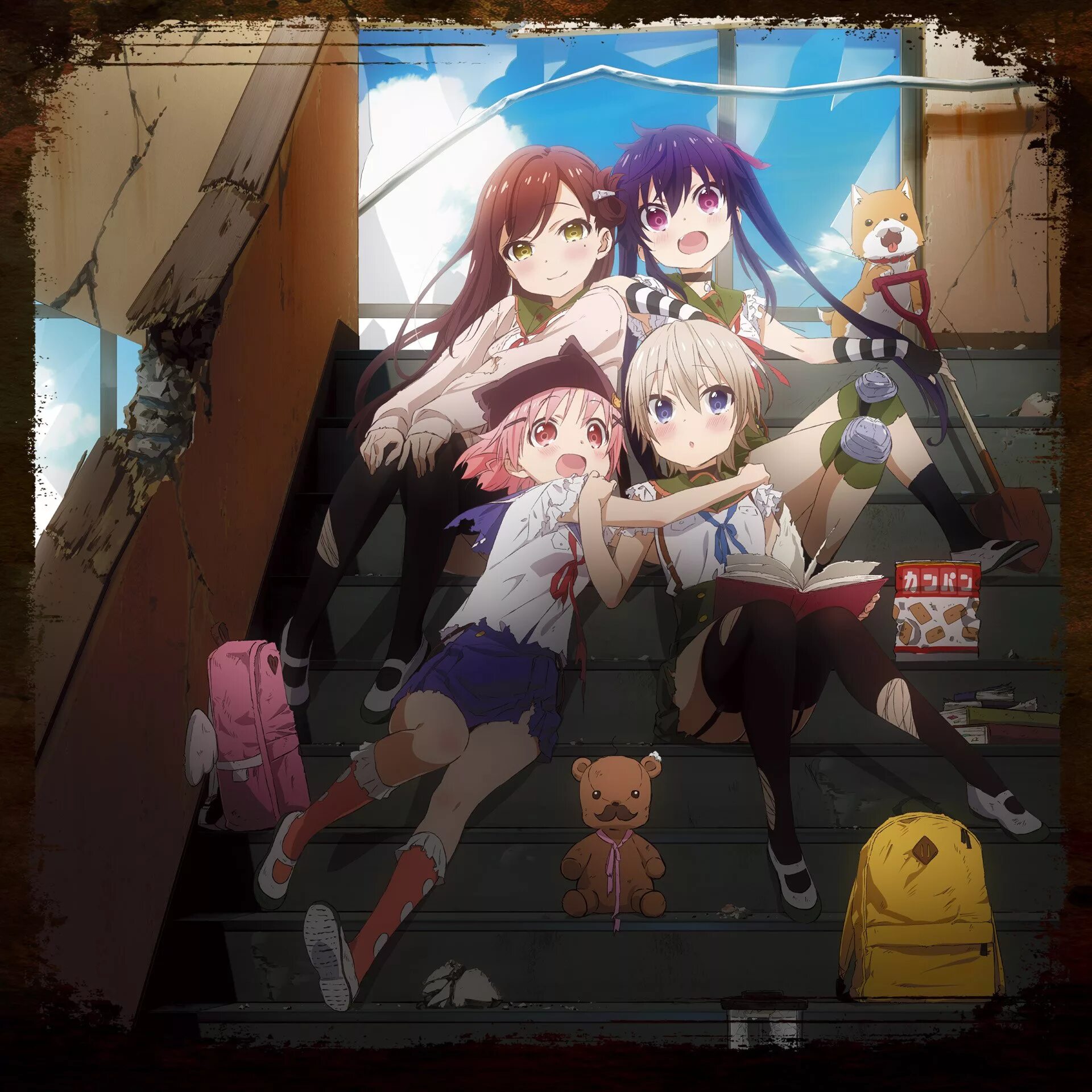 Школа ходячих мертвецов аниме. Гакко гураши! (школьная жизнь!). Школа ходячих мертвецов аниме. Девочка зомби в школе. Девочка зомби в школе.