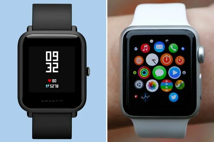 Apple watch xiaomi. Apple watch Xiaomi Amazfit. Amazfit Bip Apple watch. Клон Эппл вотч. Часы наручные Amazfit Bip 3.