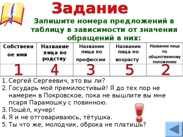 Запишите номер предложения в котором чтобы является. Как записать номер.