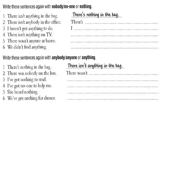 Write this sentence putting. Write these again with Nobody. 77.2 Write these sentences again with anybody. 77.1 Write these sentences again with Nobody. Write the sentences again with Capital Letters перевод на русский с английского.