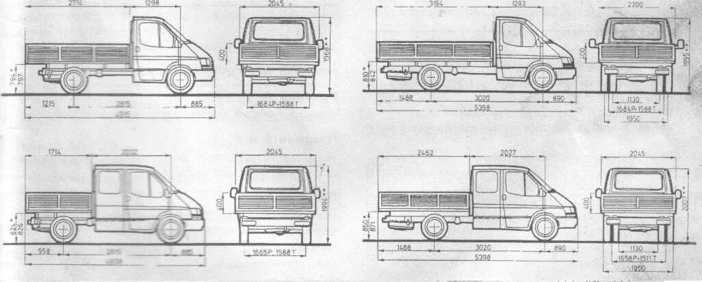 Схема газели фермера. Форд Транзит 1994 года габариты кузова. Форд Транзит 1995 габариты кузова. Форд Транзит бортовой габариты кузова. Рено Рапид 1992 габариты.