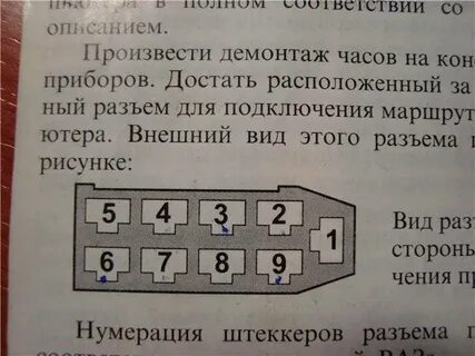 Распиновка ваз 2110