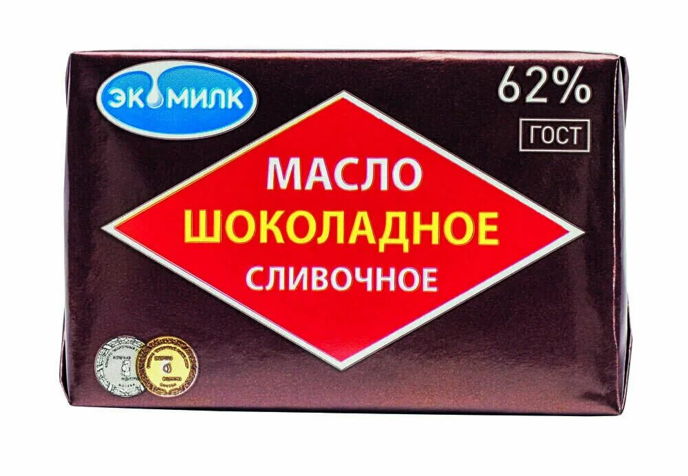 Масло шоколадное 62% 180г Экомилк. Масло сливочное 62 Экомилк. Масло сливочное шоколадное Экомилк.