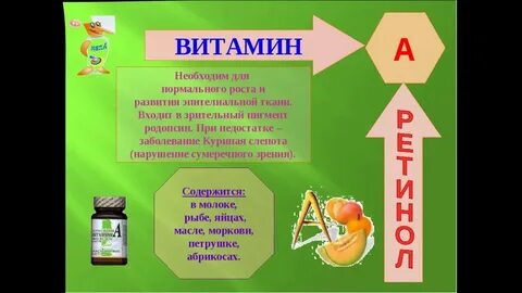 Проект по биологии витамины