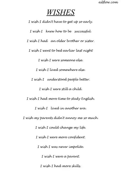 If only exercises