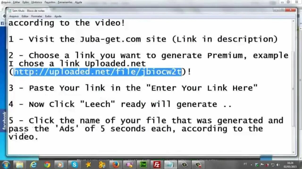 Uploaded generator. Uploaded generator