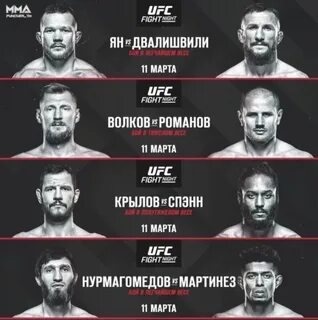 Ufc 300 во сколько основной кард