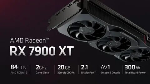 AMD Radeon RX 7900 XT, в свою очередь, может похвастаться наличием 84 вычис...
