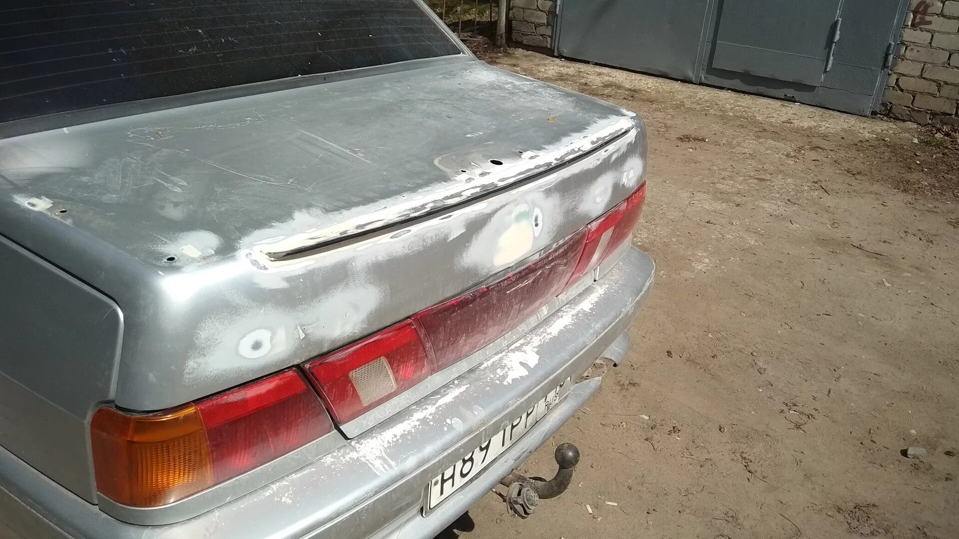 снимаем спойлер - Lada 2115, 1,5 л, 2003 года просто так DRIVE2