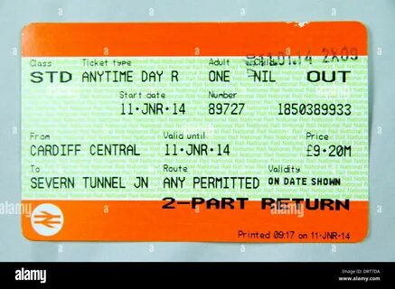 Alec tickets for the train