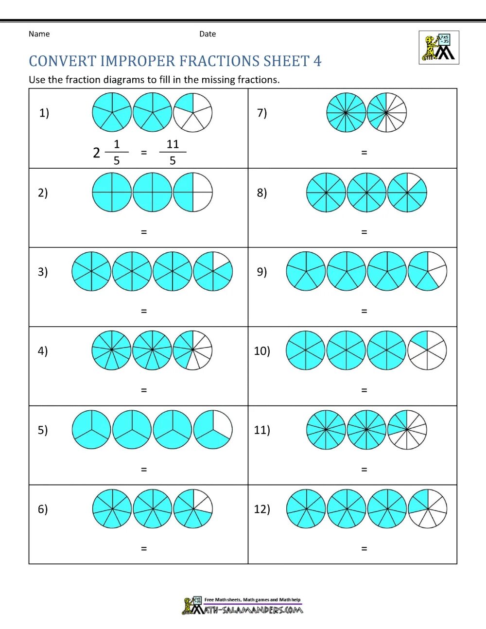 Fraction перевод. Improper fraction. Improper fractions to Mixes numbers задание. Fractions Worksheets. Improper fractions Worksheets.