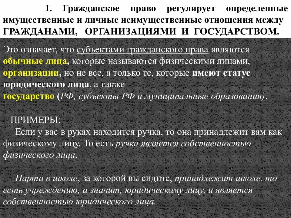 Правоотношение понятие содержание виды. Гражданские права. Гражданское право особенности. Гражданское право регулирует имущественные. Формы финансовых отношений.