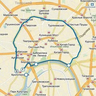Пешеходная прогулка по бульварному кольцу москвы начинается