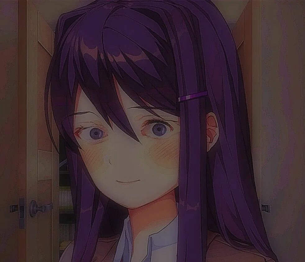 Юри доку доку. Юри ddlc. юри из ддлк. юри doki doki.