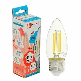 Лампа светодиодная led свеча