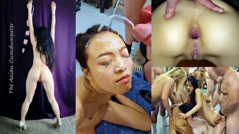 The Asian Cumdumpster - Famous Bukkake Whore Exposed - Asian Cumdumpster ni...