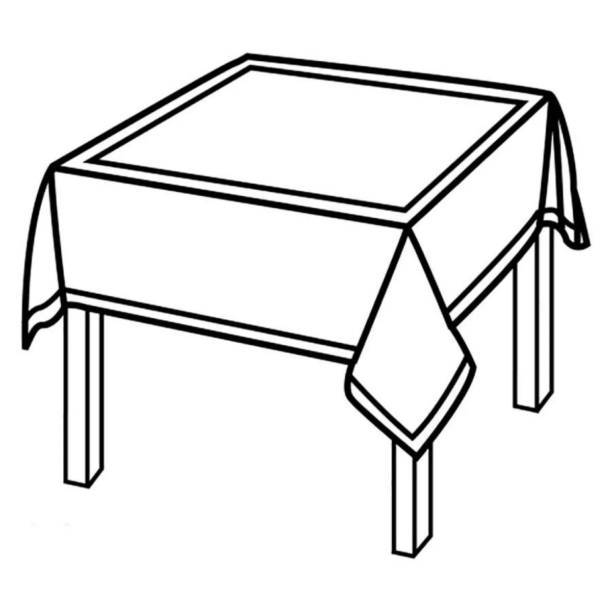 Coloring are tables