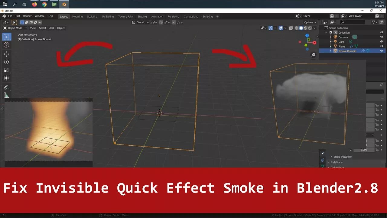 Quick effect. Blender effects. quick smoke blender. блендер туториалы. дым в блендер.