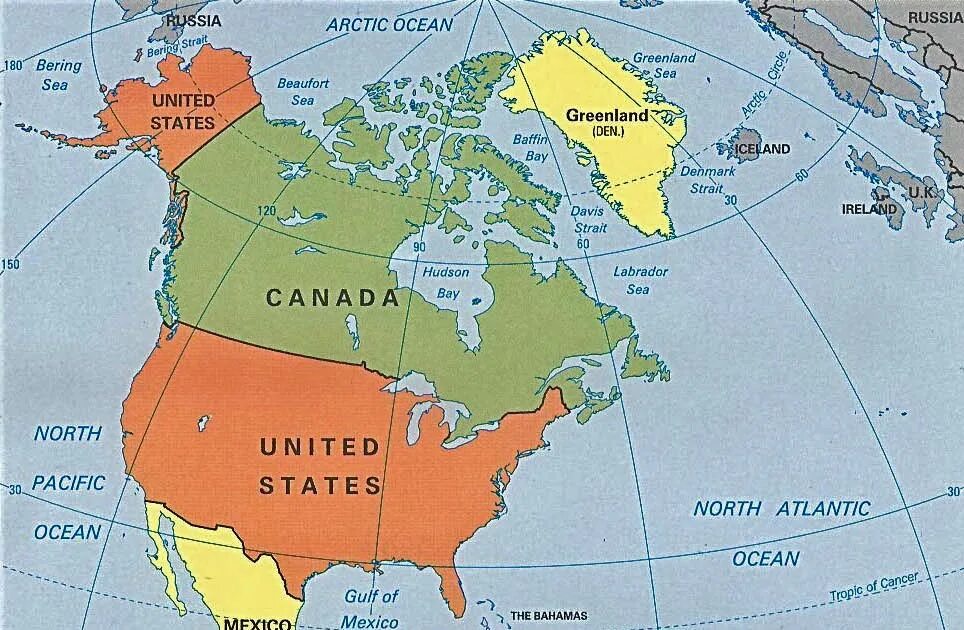 Все проливы северной америки. Девисов пролив Северная Америка. Девисов пролив на карте Северной Америки. Соседние государства США. Море Бофорта на карте.