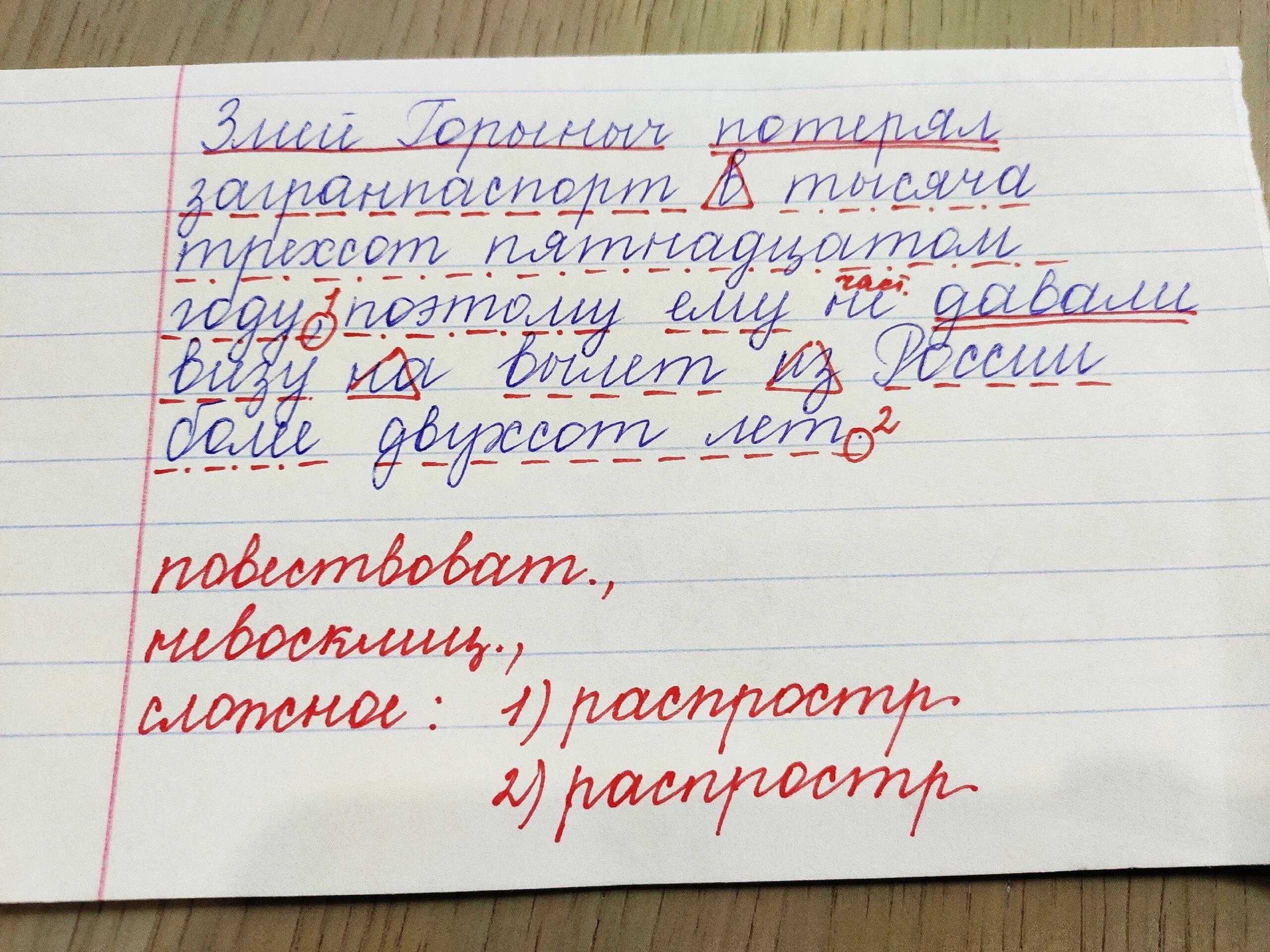 Разбор предложения в тетради. Тетрадь ученика с синтаксическим. Порядок синтаксического разбора. Плохая шутка до добра не доведет какое