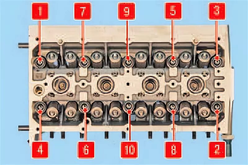 протяжка гбц форд фокус 2. 4. 6. протяжка гбц шкода 1. 4.