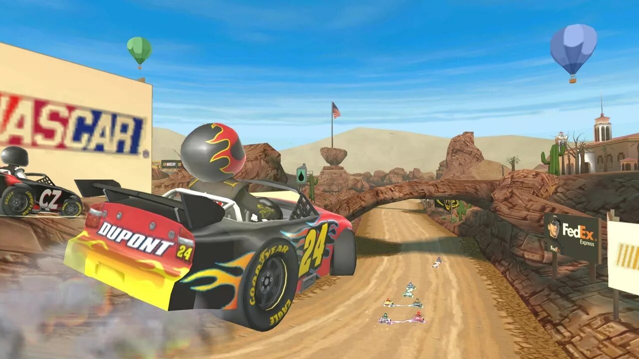 Игра 16 карт. Картинг наскар. Wii Kart Racer. NASCAR Kart Racing. Multi Racer игра.