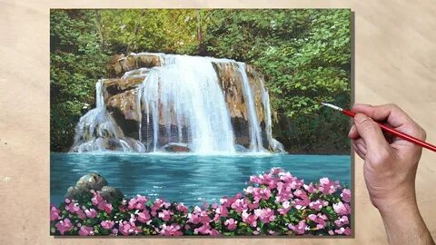 Картины по номерам водопады