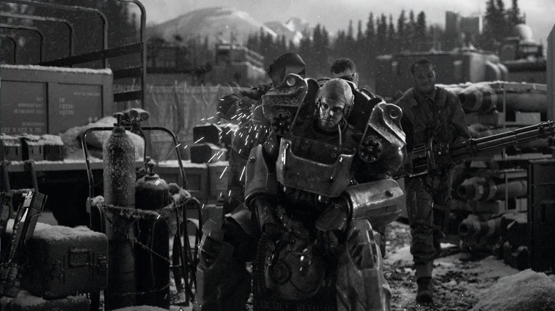 Fallout resolution. Fallout 4. фоллаут 4 фон. солдаты фоллаут 4.
