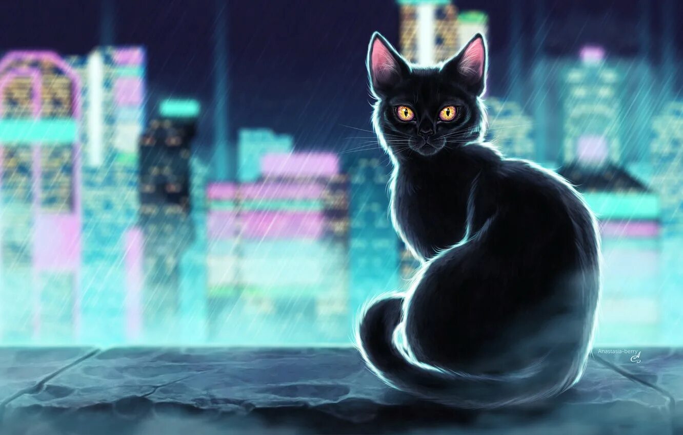 X3d animation black cat