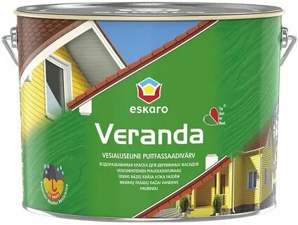 Акриловая наружная краска по дереву