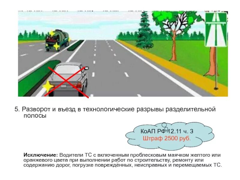 Разрывы разделительной полосы. Разворот в разрыве разделительной полосы. Технологические разрывы разделительной полосы. Въезд в технологические разрывы разделительной полосы. Разворот в технологическом разрыве.