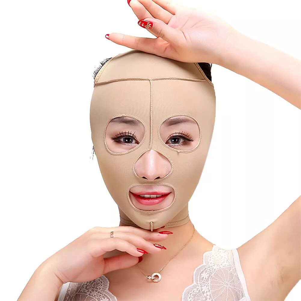 Маска для век подтягивающая. Маска Slim face Lift. Маска для лица. Эластичная маска для лица. Бандаж для лица подтягивающий.